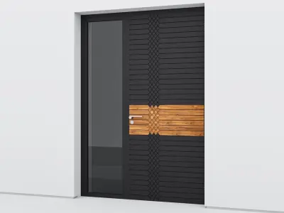 Aluminium door 112 3D model