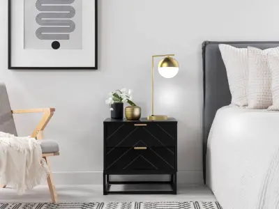 Bed Side Lamp 004 Low-poly 3D model