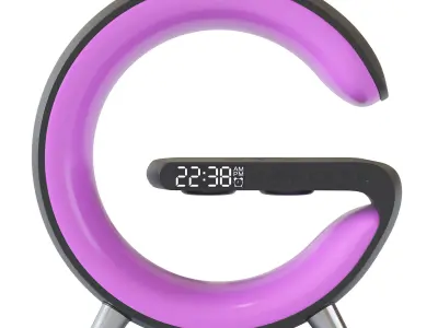 Led table lamp with wireless charging 3D model