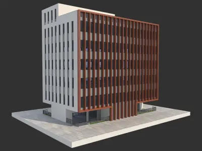 Office Building 2 3D model purchase