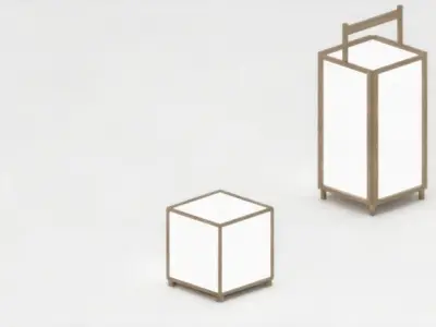 Lamp hanging light set 3D model