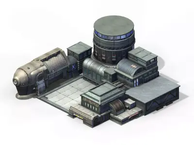 Future World - Black Market 02 3D model