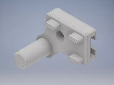 Shower Door Hinge 3D print model