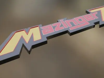 Mazinguer Z Logo 3D print model