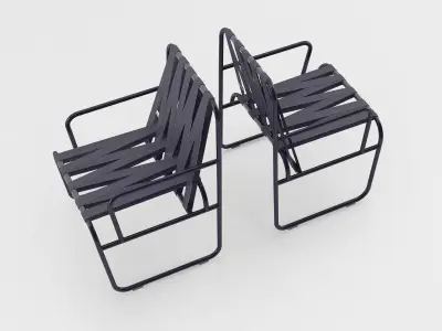 Dozequinze Chair 3D model