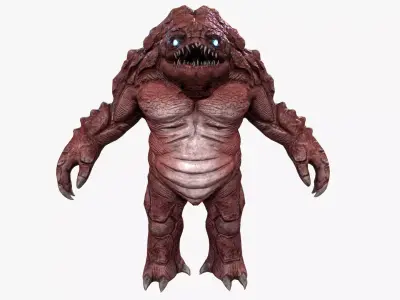 Creature Low-poly 3D model