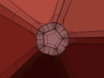HARLOW Large Chandelier von Gabriel Scott 3D model