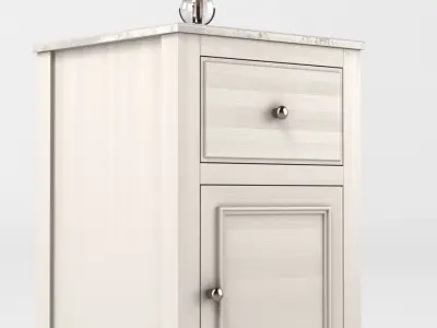 Neptune Chichester Bedside Cabinet 3D model