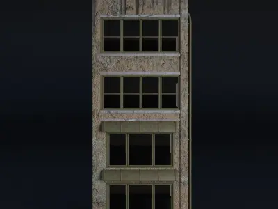 BUILDING URBAN AREA HONGKONG JAPAN CHINA ASIAN 04 Low-poly 3D model