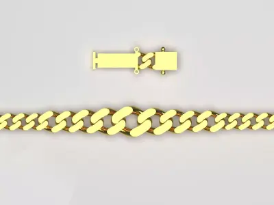 STL 3D gold bracelet model bg0023 3D print model purchase