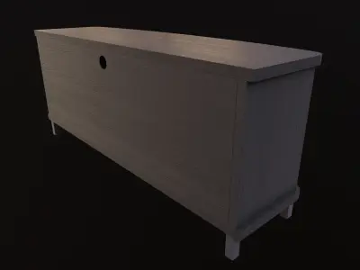 Table TV Stand  Low-poly 3D model