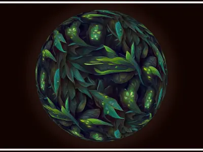 Grass Magic Forest Floor 10 TEXTURES Hand-painted ---PACK 10--- Texture