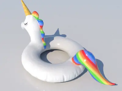 Unicorn Floater 3D model