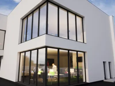 warehouse office building 3D model