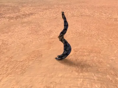 Sci fi Tower Post Apocalyptic 3D model