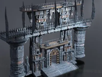 Desert Conjuror Bridge 3D model