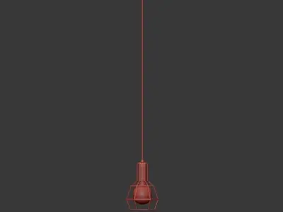Pendant lamp Work Lamp 3D model