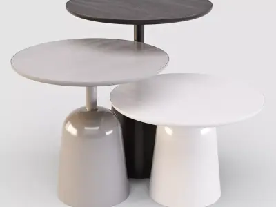 Normann CopenHagen Turn - Side Tables 3D model