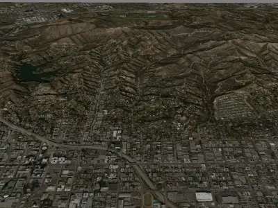 Cahuenga Peak 3D model