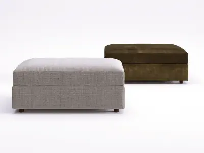 Barrett Track Ottoman 3D model