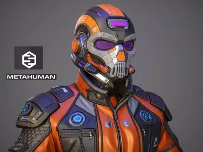 Sci Fi Clothing Pack 02 Low-poly 3D model