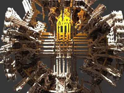 Cathedral kingdoms tower 2 3D model