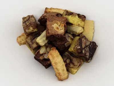 Cookies and Brownies 3D model
