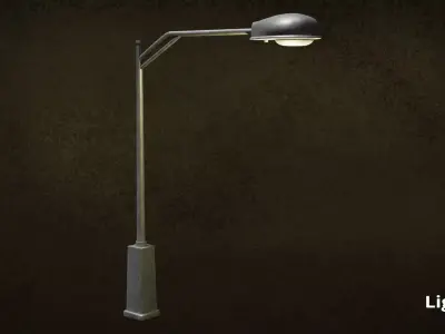 Lamp Street LightPost Series ModernUrbanLux LT2 N2 - G2 3D model