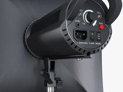 Studio Softbox Light M 2 3D model