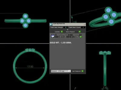 Women Ring 3D print model