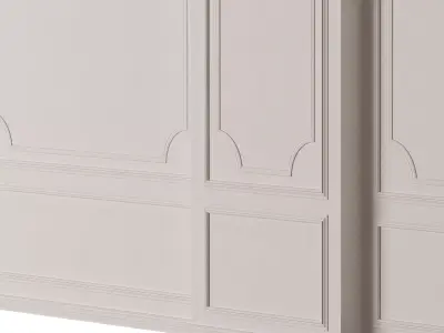 Classic 3D Wall Panel Elegant Design for Interior Decor 18 3D model