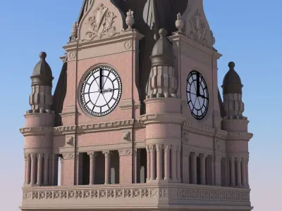 Milwaukee City Hall 3D print model