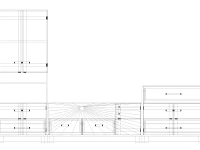 tv stand 63 Low-poly 3D model