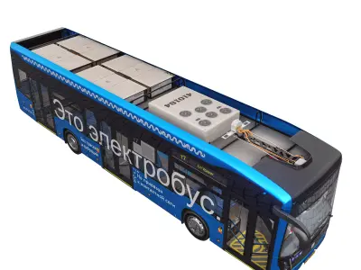 Electrobus Kamaz-6282 3D model