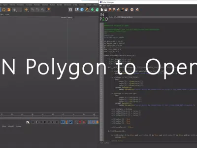 iN Polygon to Open 3D model