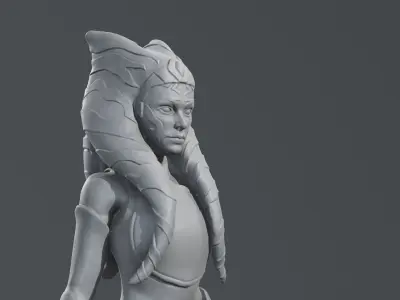 Ashley Eckstein -  Ahsoka Tano - Star Wars 3D print model