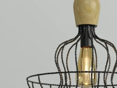 Hanging lamp LOFT HOUSE P-81 3D model