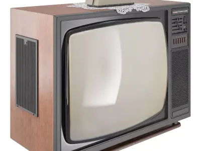 Color TV Rubin C208 3D model