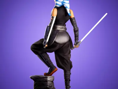 Ahsoka Tano from Star Wars 3D print model