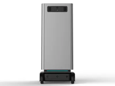 Generic Delivery Robot 01 6 Drawers  3D model