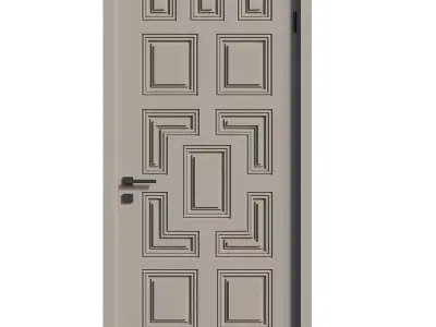Entrance door set262 3D model