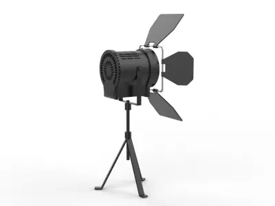 Studio light clipart 3D model