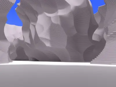 Abstract Layered Environment 3D model