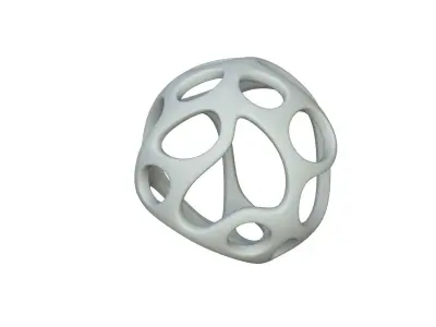 SciFi Cube Object No 43432 Low Poly Shape Texture