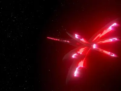 Dark Spaceship-Fighter Class 3D model