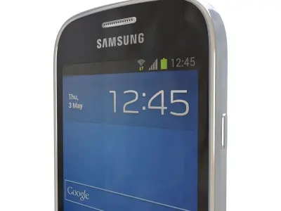 Samsung Galaxy Fresh s7390 Black 3D model
