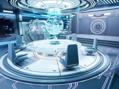 UE5 Modular Sci-Fi Space 3D model