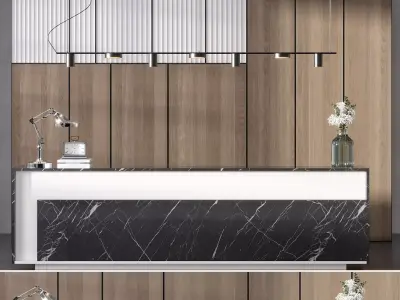 RECEPTION DESK NO15 A 3D model