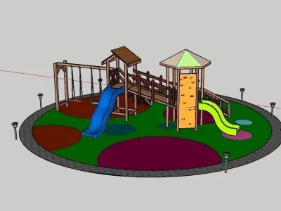 Child park 3D model