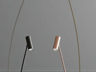 John Lewis Partners Oliver Led Floor Lamp 3D model